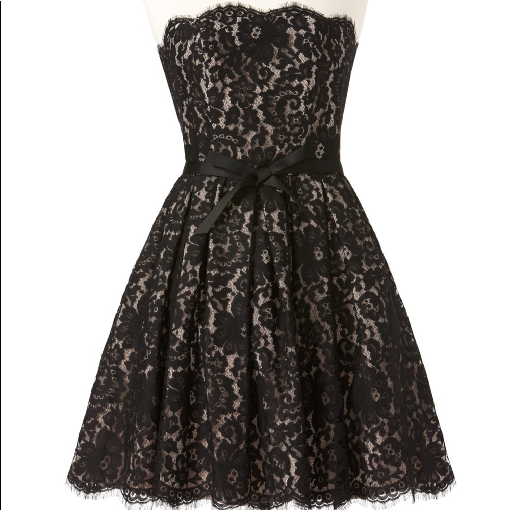 Black lace Neiman Marcus Target Robert R. dress - Picture 1 of 6
